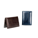 Ultra Thin Pu Leather Card Holder Mini - Coffee