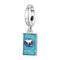 925 Sterling Silver Openable Passport Pendant For Travel