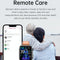 1.96 Inch Ip67 Waterproof Silicone Band Smart Watch Supports Ecg / Remote Families Care / Bluetooth Call / Body Temperature Monitoring - Red