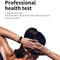 Bluetooth Headset Bracelet With Hr / Bp Monitoring & Temp. Measurement - Blue