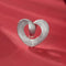 925 Sterling Silver Romantic Heart Diy Beads & Platinum