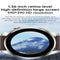 Waterproof Leather Smartwatch With Colour Display - Black