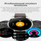 Waterproof Leather Smartwatch With Colour Display - Black