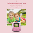720P Hd Reversible Mini Digital Camera For Children - Cartoon Print