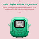 720P Hd Reversible Mini Digital Camera For Children - Cartoon Print