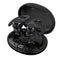 Digital Display Bluetooth Headset with Noise Reduction and Charging Bin - Black