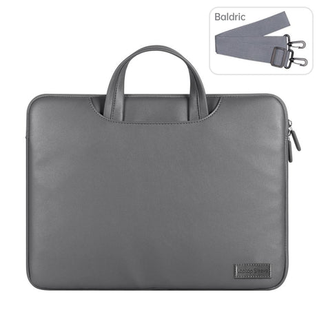 13 / 14 Inch Waterproof Pu Laptop Inner Bag - Brown