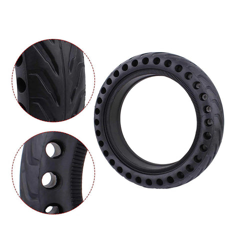 8.5 Electric Scooter Tire for Xiaomi Mijia M365 / M365 Pro - Honeycomb Anti-explosive Rubber - Black