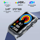 Waterproof Ecg Smart Watch For Health Monitoring - Ip68 - Black