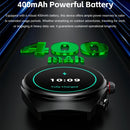 1.53 Inch Ips Screen 2 In 1 Bluetooth Earphone Smart Watch - Black