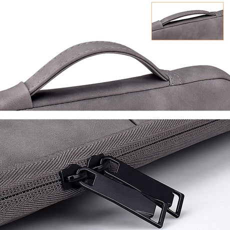 13.3 Inch Sheepskin Notebook Inner Bag - Natural - Deep Space Gray