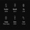 2.04 Inch Colour Screen Smart Watch Steel Strap Support Bluetooth Call - Black