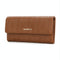 Large Capacity Magnetic Clutch Wallet for Women - Black