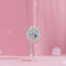 925 Sterling Silver Platinum Plated Tassel Beads Bracelet With