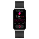 Smart Health Monitoring Watch With Colour Screen - Black
