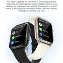 1.96 Inch Ips Screen Smart Watch Supports Bluetooth Calls / Blood Oxygen Monitoring - Black