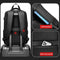 Expandable Usb Laptop Backpack for Business Travel - Black