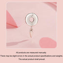 925 Sterling Silver Platinum Plated Smart Heart Diy Beads