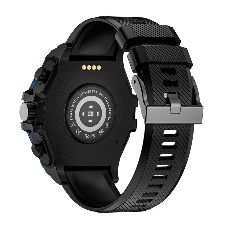 1.53 Inch Ip67 Bt5.0 Sport Smart Watch With Earbuds Support Bluetooth Call / Sleep / Blood Oxygen / Heart Rate / Blood Pressure Health Monitor - Black