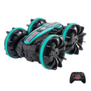 Amphibious Stunt Rc Car - Double-sided Rolling - 2.4g - Electric - Kids' Toy - Red