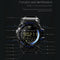 Lcd Screen 50M Waterproof Smart Watch Support Information Reminder / Remote Camera / Walking Motion Monitor Black
