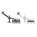 Adjustable Desktop Stand For 17-32 And 12-17 Monitors - Aluminum - Black