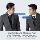 Ultra-light Wireless Earphone with Mic - Bluetooth 5.0 - Ear Clip - Stereo - White