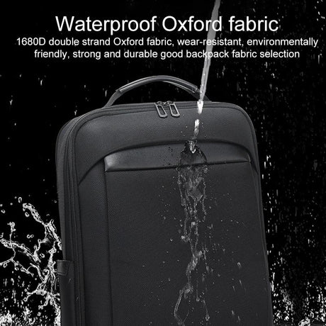 18 Inch Waterproof Double Shoulder Backpack With Usb Black