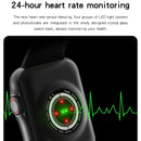 1.6 Inch Waterproof Smart Watch With Ips Colour Screen Sport Sleep Heart Rate Monitoring - Black