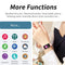 1.47 Inch Waterproof Smart Watch Heart Rate & Blood Pressure Support - Black