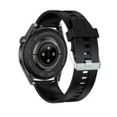 Waterproof Silicone Smartwatch With Colour Display - Black