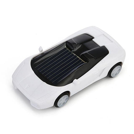 3-piece Solar Mini Car Racer Toy for Kids - Powered by the Sun - Black