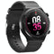 1.28 Inch Touch Colour Screen Smart Watch Black - Leather Black