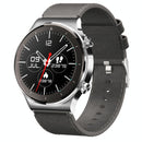 1.28 Inch Touch Colour Screen Smart Watch Black - Leather Black