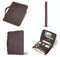 Black Leather Business Handbag For Computer Protection