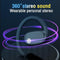 Wireless Single Ear Bluetooth Earphone - Hanging Ear Design - Black