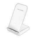 15W Wireless Desktop Charger With Fast Charging - Black