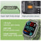 1.8 Inch Heart Rate Blood Pressure Monitoring Smart Calling Watch - Black
