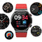 1.32 Inch Screen Leather Watch Strap Smart Health Watch Supports Body Temperature Monitoring Ecg Monitoring Blood Pressure - Black