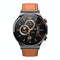 1.32 Inch Screen Leather Watch Strap Smart Health Watch Supports Body Temperature Monitoring Ecg Monitoring Blood Pressure - Black