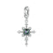 925 Sterling Silver Vintage Cross Love Pendant Beads