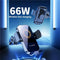Intelligent Wireless Car Vent Charger - 66w High Power - Silver