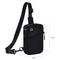Lightweight Outdoor Sports Chest Bag Cell Phone Crossbody Pack - Black