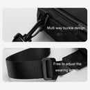 Lightweight Outdoor Sports Chest Bag Cell Phone Crossbody Pack - Black