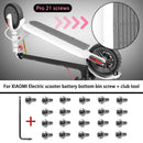 21-piece Battery Compartment Screws Set for Xiaomi Mijia M365 Pro - White