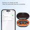 Adjustable Wireless Bluetooth Earphones with Noise Reduction - T35 Ows - Black