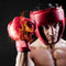 Competition Sparring Boxing Helmet For Head Protection - Red With Mask - S