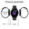 Smart Watch With Ip68 Waterproofing And Health Monitoring - Black