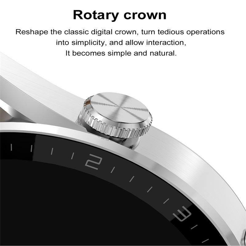 Mini Silicone Smart Watch With Colour Screen - Dt3 - Black
