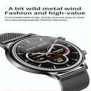 Smart Steel Watch With Colour Screen - Black